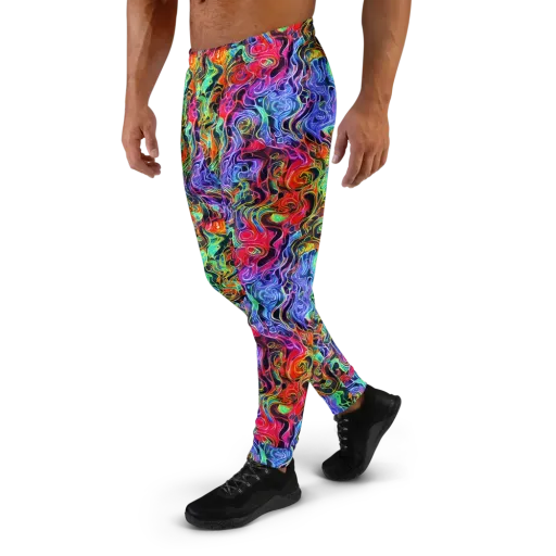 Riotous Aurora on a Men's Joggers