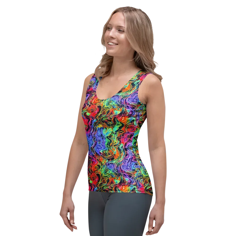 Riotous Aurora on Women's Tank Top — Left Front
