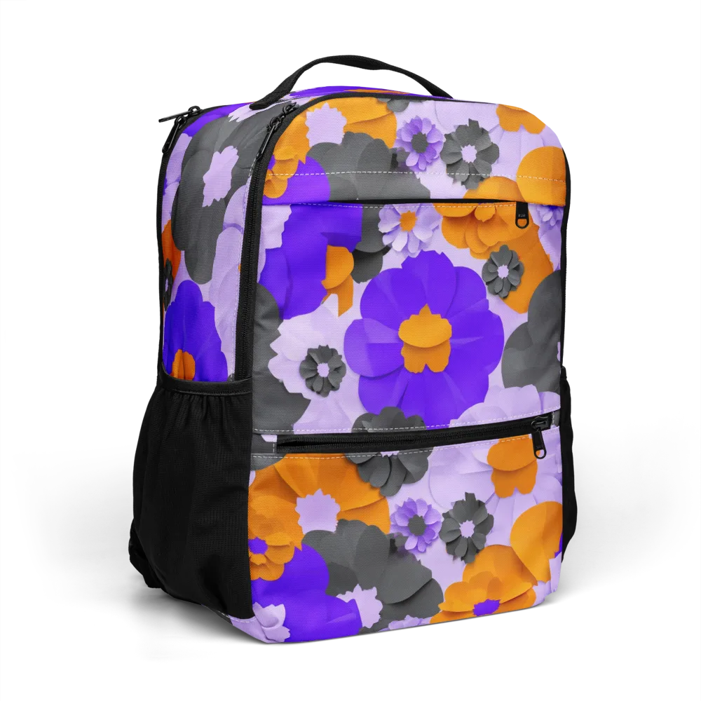 Ember Petals on Utility Backpack — Right Front