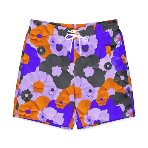 Ember Petals on a Men's Board Shorts
