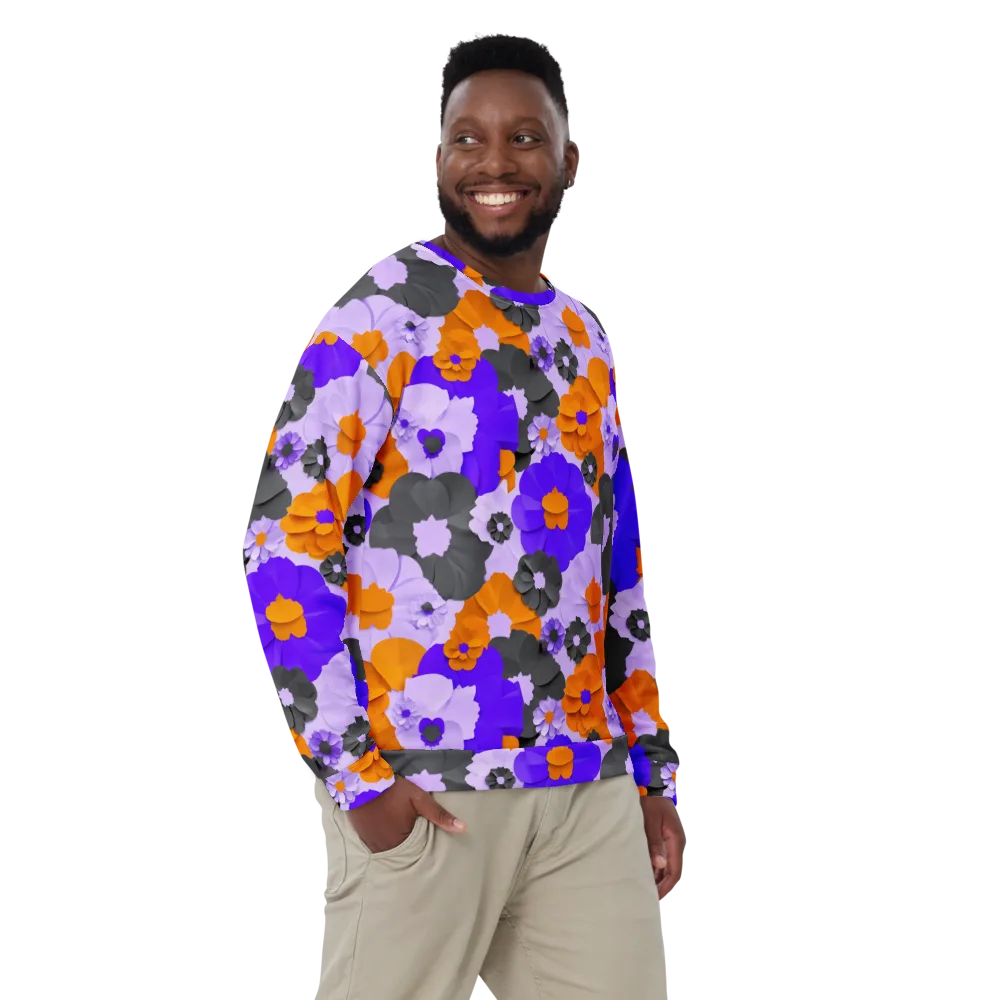 Ember Petals on Sweatshirt — Front