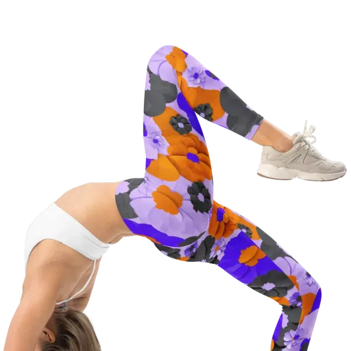 Ember Petals on a Leggings