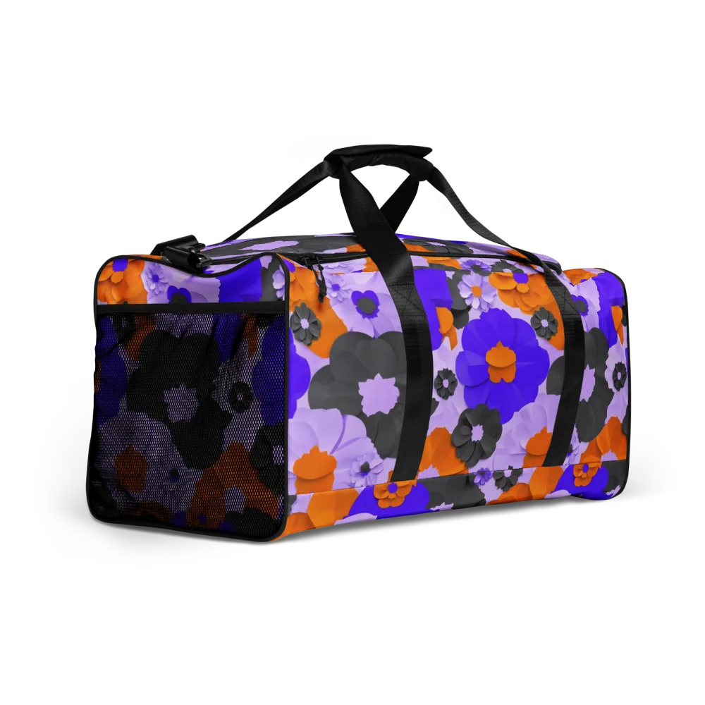 Ember Petals on Duffle Bag — Right Front