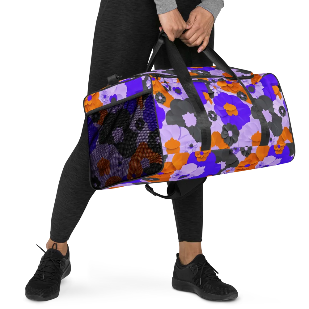 Ember Petals on Duffle Bag — Right Front