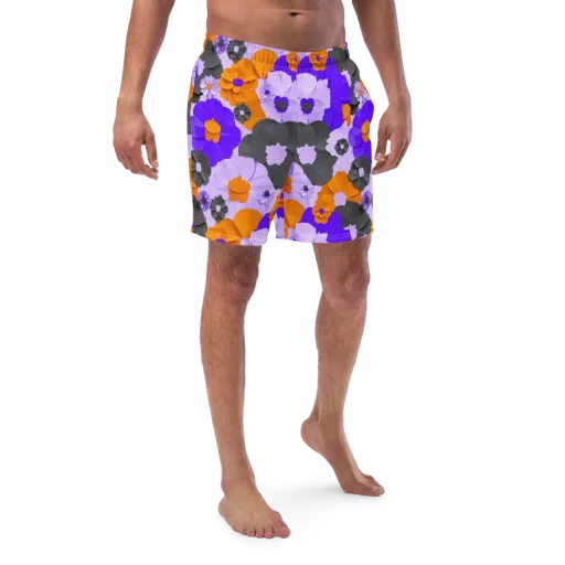 Ember Petals on a Swim Trunks