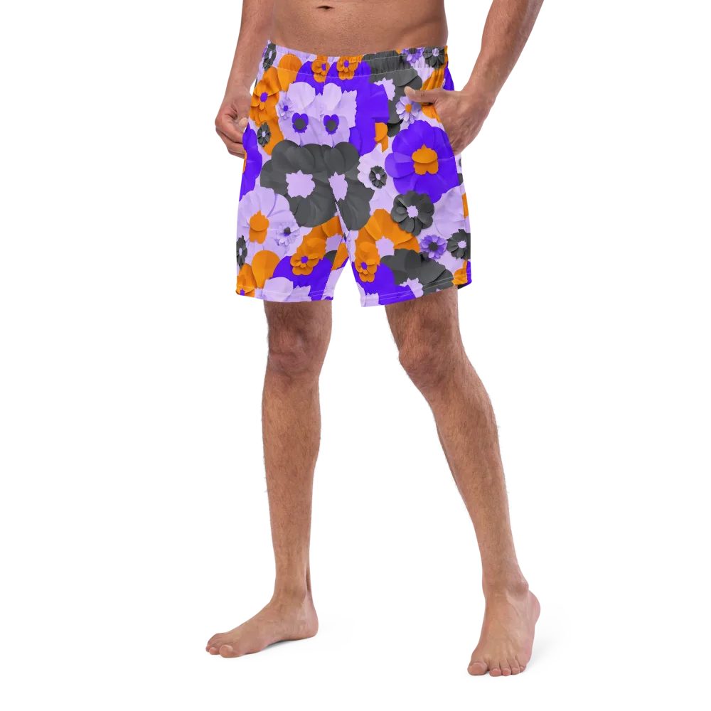 Ember Petals on Swim Trunks — Left Front