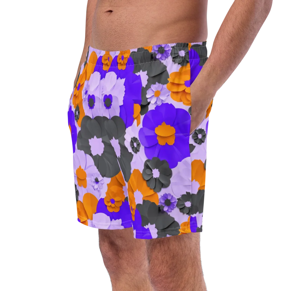 Ember Petals on Swim Trunks — Left Front