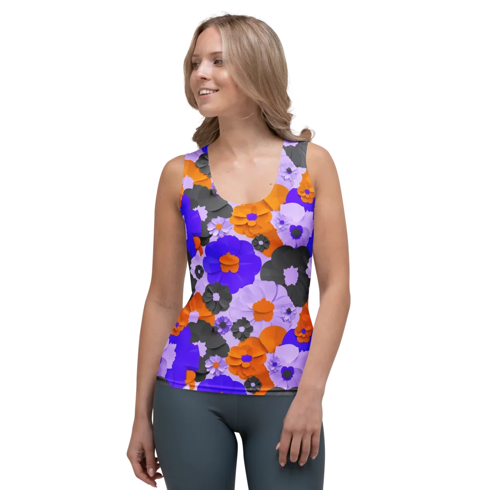 Ember Petals on Women's Tank Top — Front