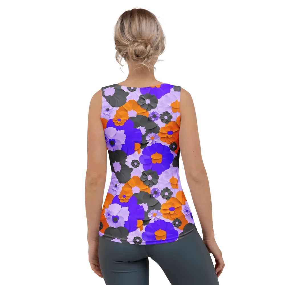 Ember Petals on Women's Tank Top — Back