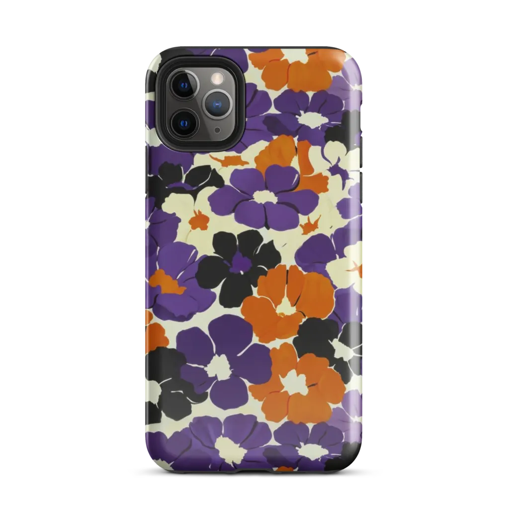 Violet Ember Bloom on Tough Case for iPhone® — Front