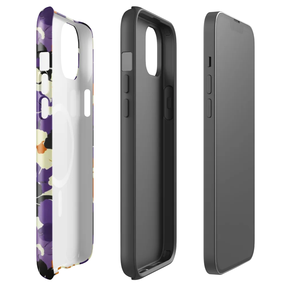 Violet Ember Bloom on MagSafe Tough Case for iPhone® — Front