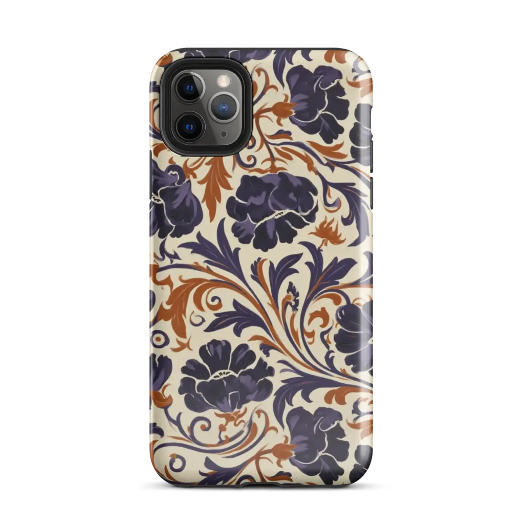 Velvet Scroll on Tough Case for iPhone® — Front