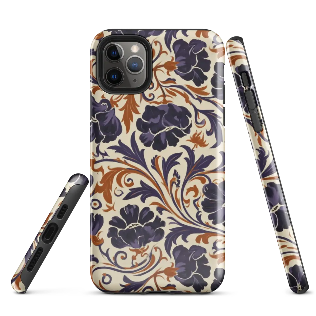 Velvet Scroll on Tough Case for iPhone® — Front