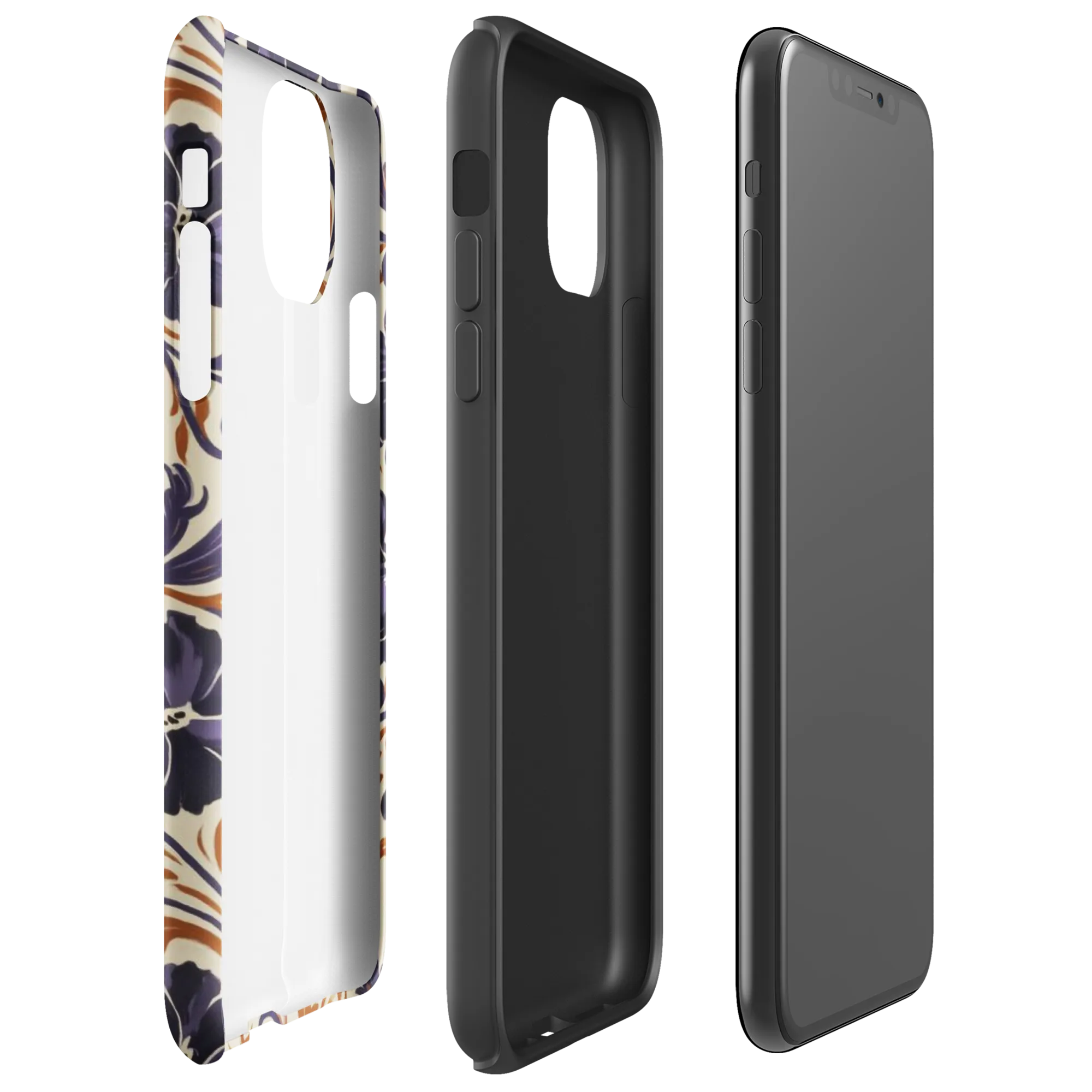 Velvet Scroll on Tough Case for iPhone® — Right