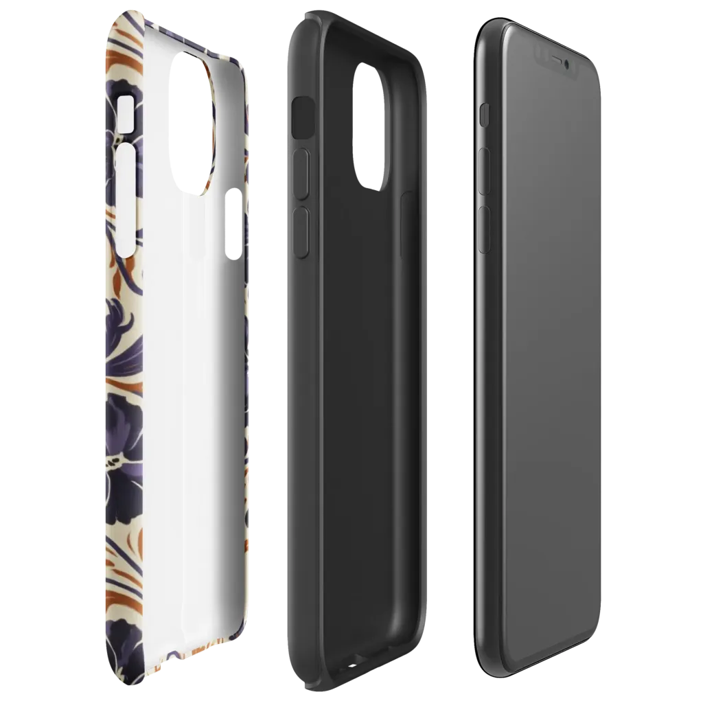 Velvet Scroll on Tough Case for iPhone® — Right
