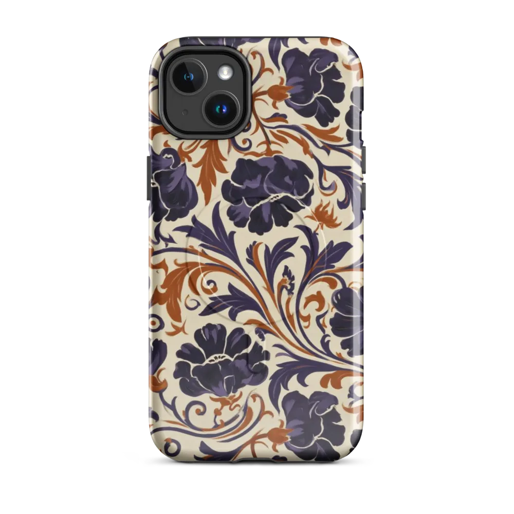 Velvet Scroll on MagSafe Tough Case for iPhone® — Front