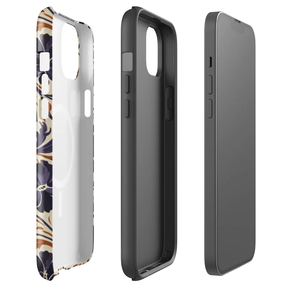 Velvet Scroll on MagSafe Tough Case for iPhone® — Front