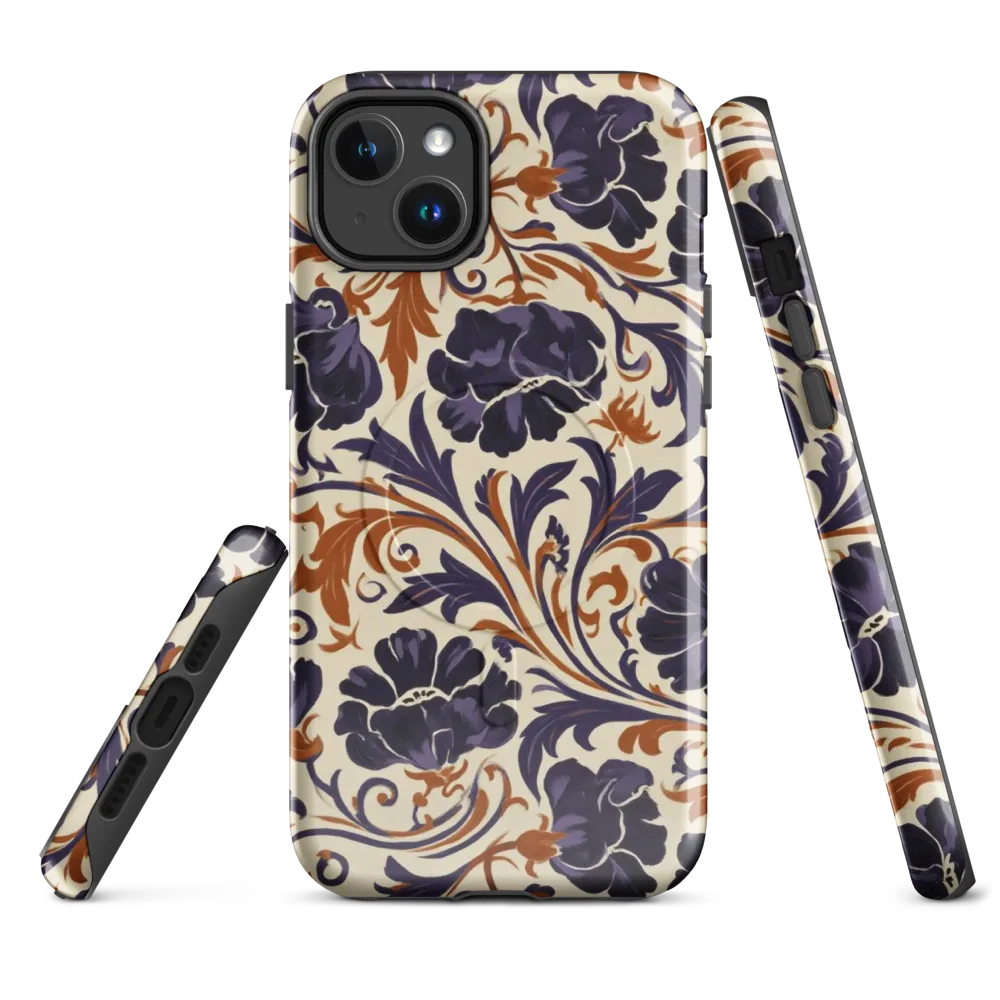 Velvet Scroll on MagSafe Tough Case for iPhone® — Front