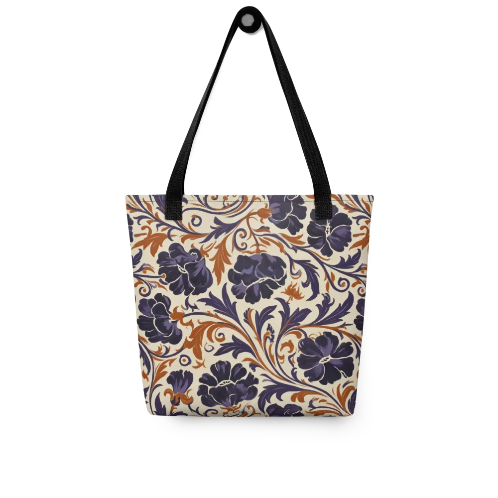 Velvet Scroll on Tote Bag — Front