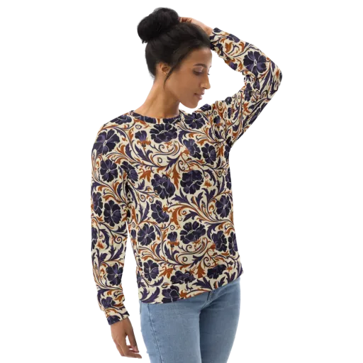 Velvet Scroll on a Sweatshirt
