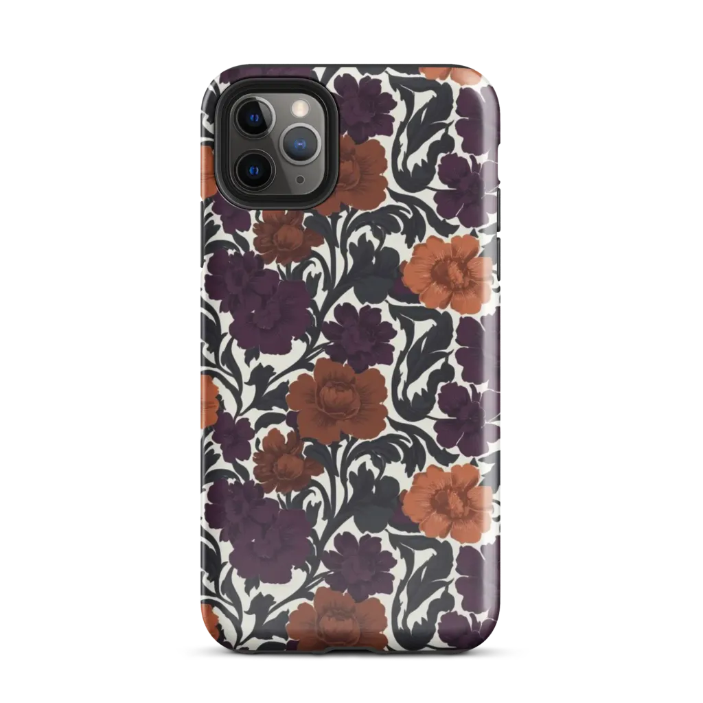 Plum And Persimmon on Tough Case for iPhone® — Front