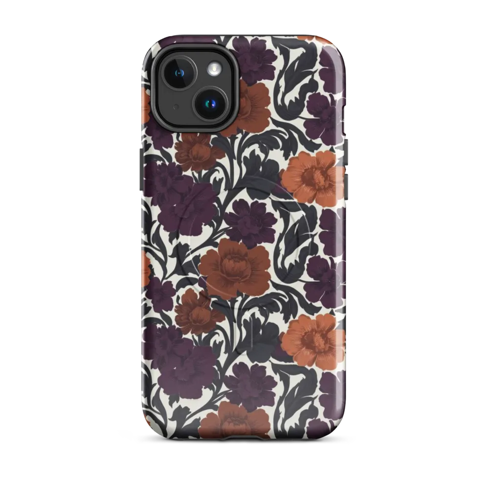 Plum And Persimmon on MagSafe Tough Case for iPhone® — Front