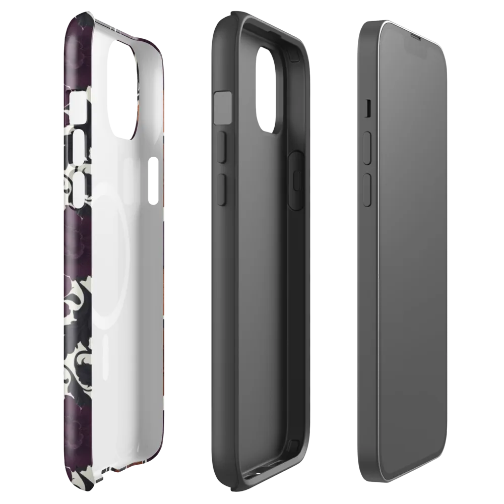 Plum And Persimmon on MagSafe Tough Case for iPhone® — Front