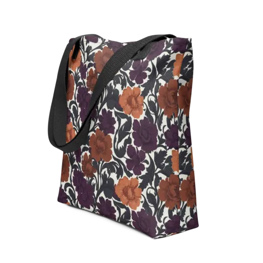 Plum And Persimmon on a Tote Bag
