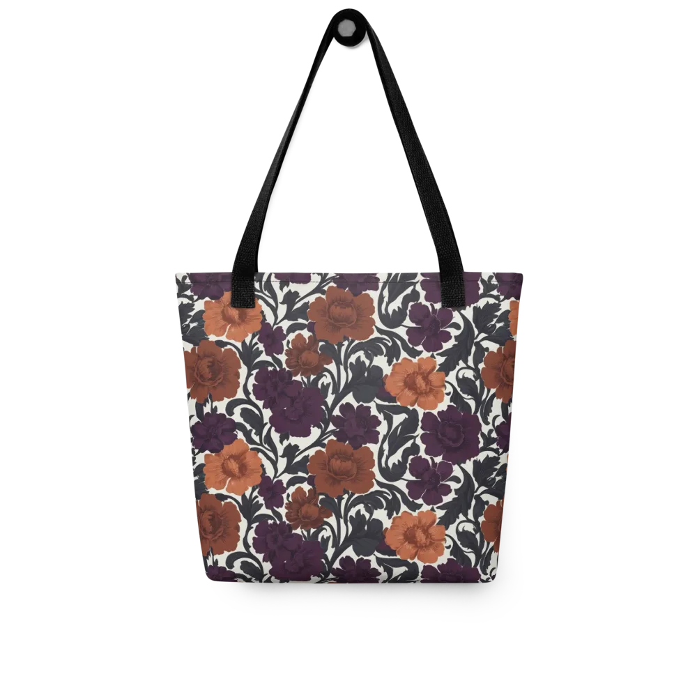 Plum And Persimmon on Tote Bag — Front