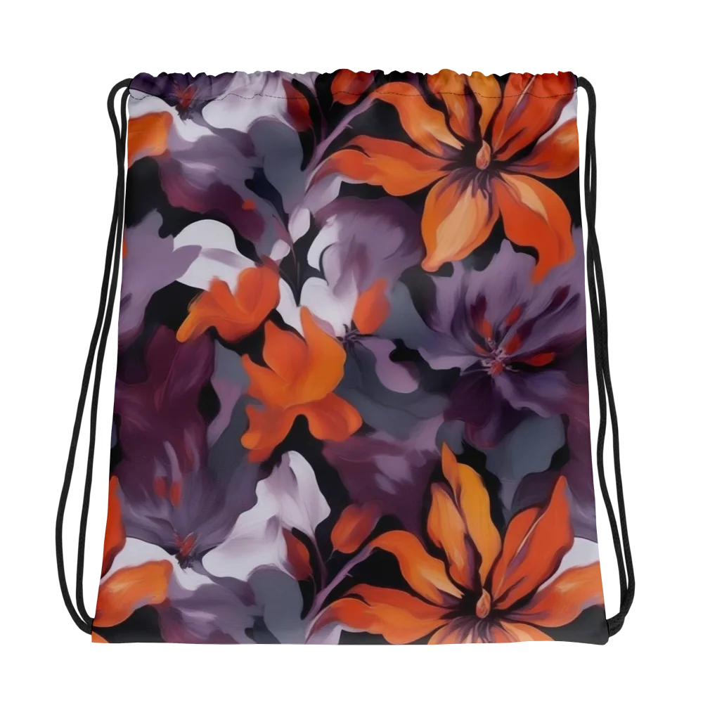 Velvet Flame on Drawstring Bag — Photo