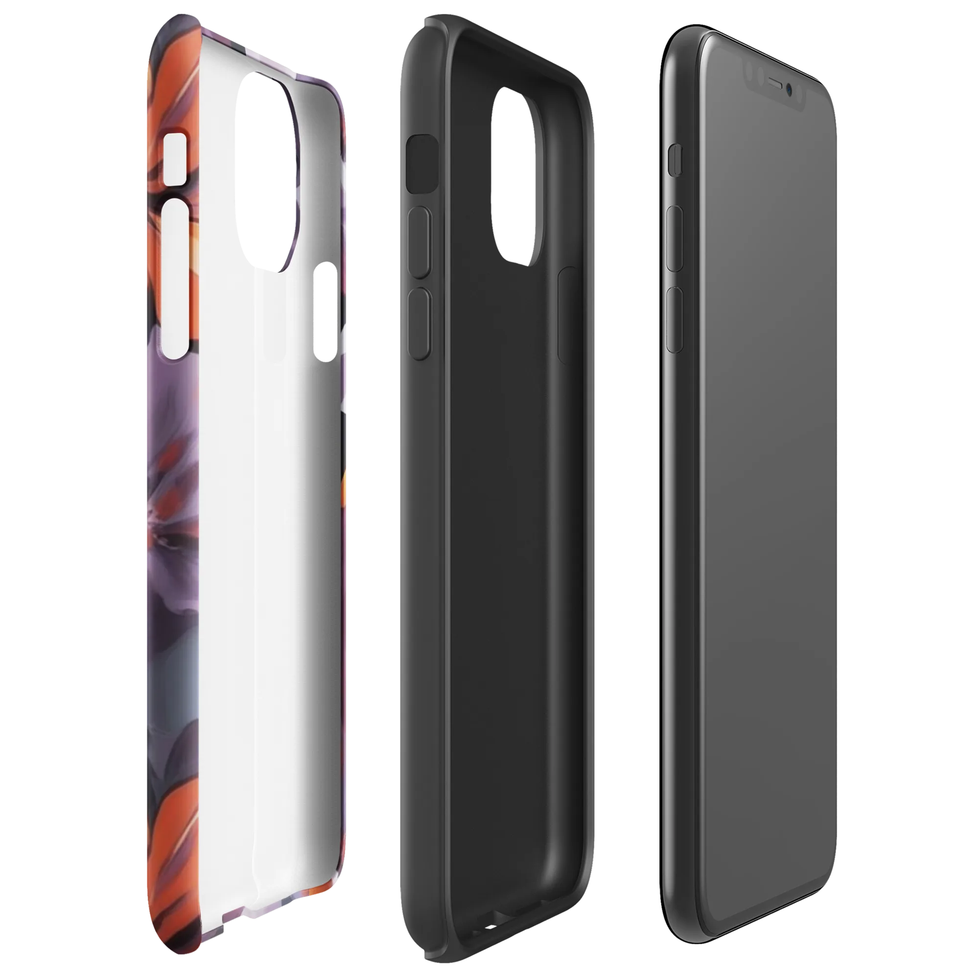 Velvet Flame on Tough Case for iPhone® — Right