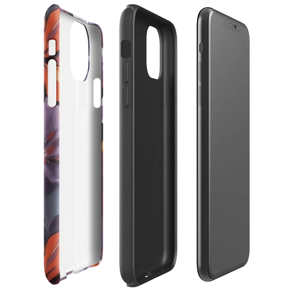 Velvet Flame on Tough Case for iPhone® — Right