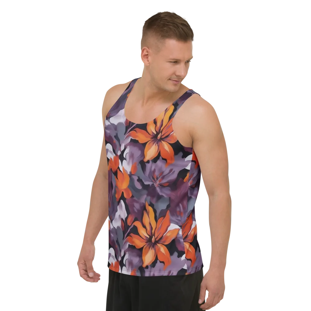 Velvet Flame on Men's Tank Top — Left Front