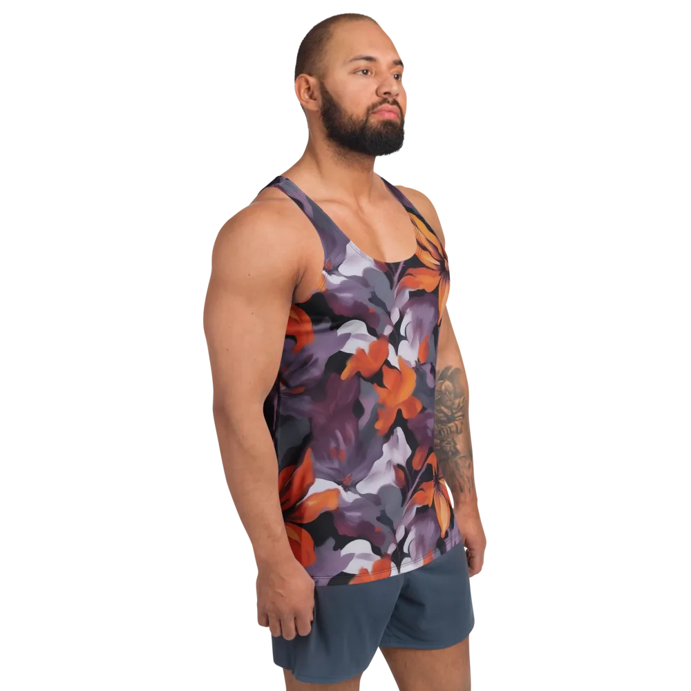 Velvet Flame on Men's Tank Top — Right Front
