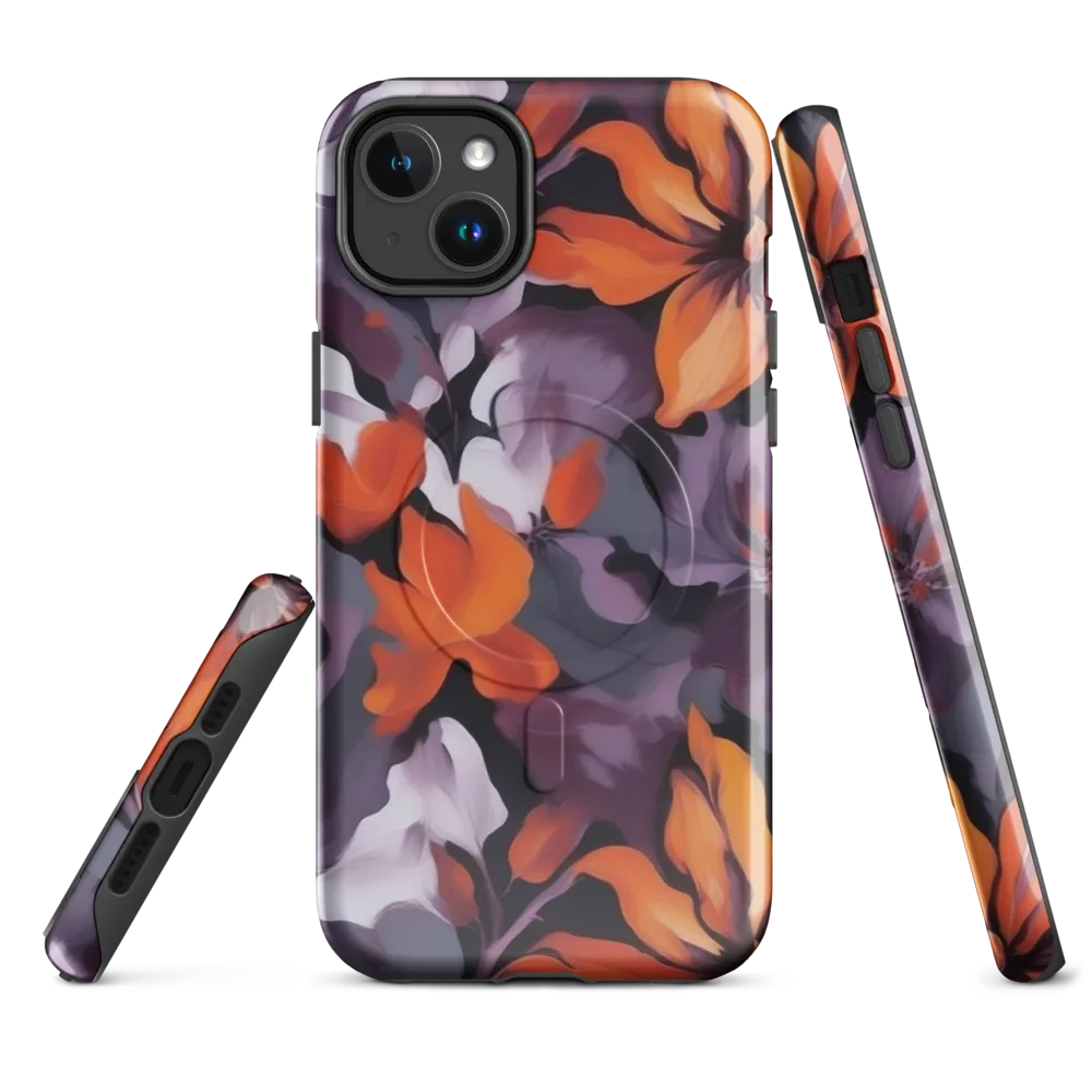Velvet Flame on MagSafe Tough Case for iPhone® — Front