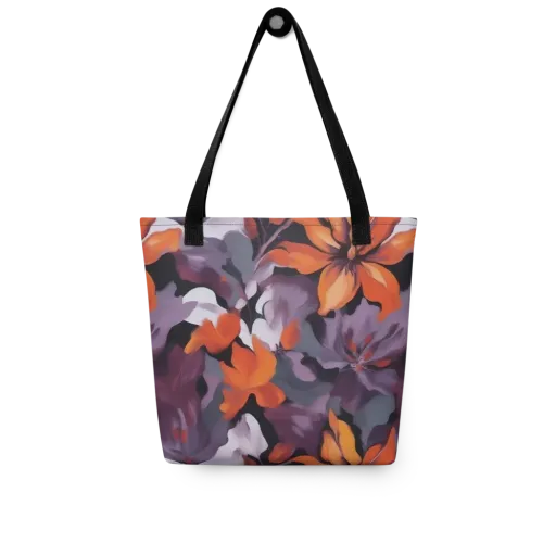 Velvet Flame on a Tote Bag