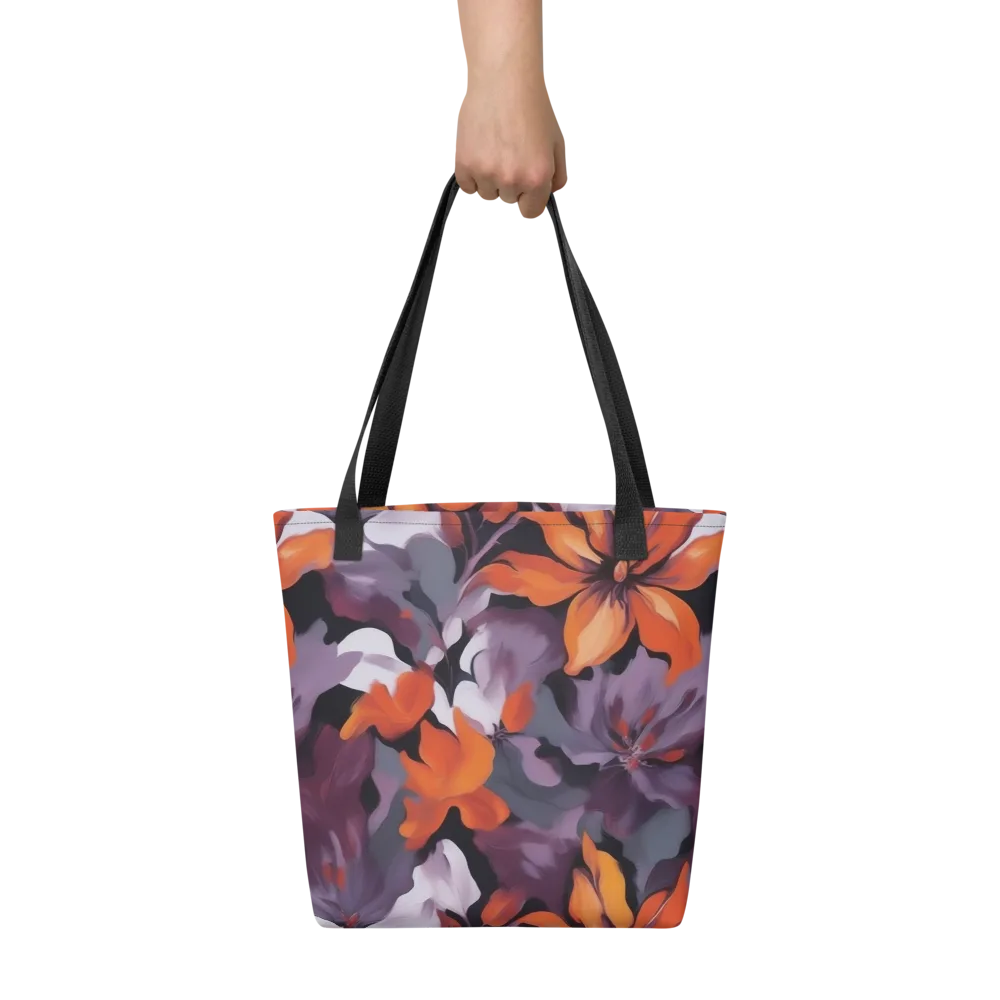 Velvet Flame on Tote Bag — Front