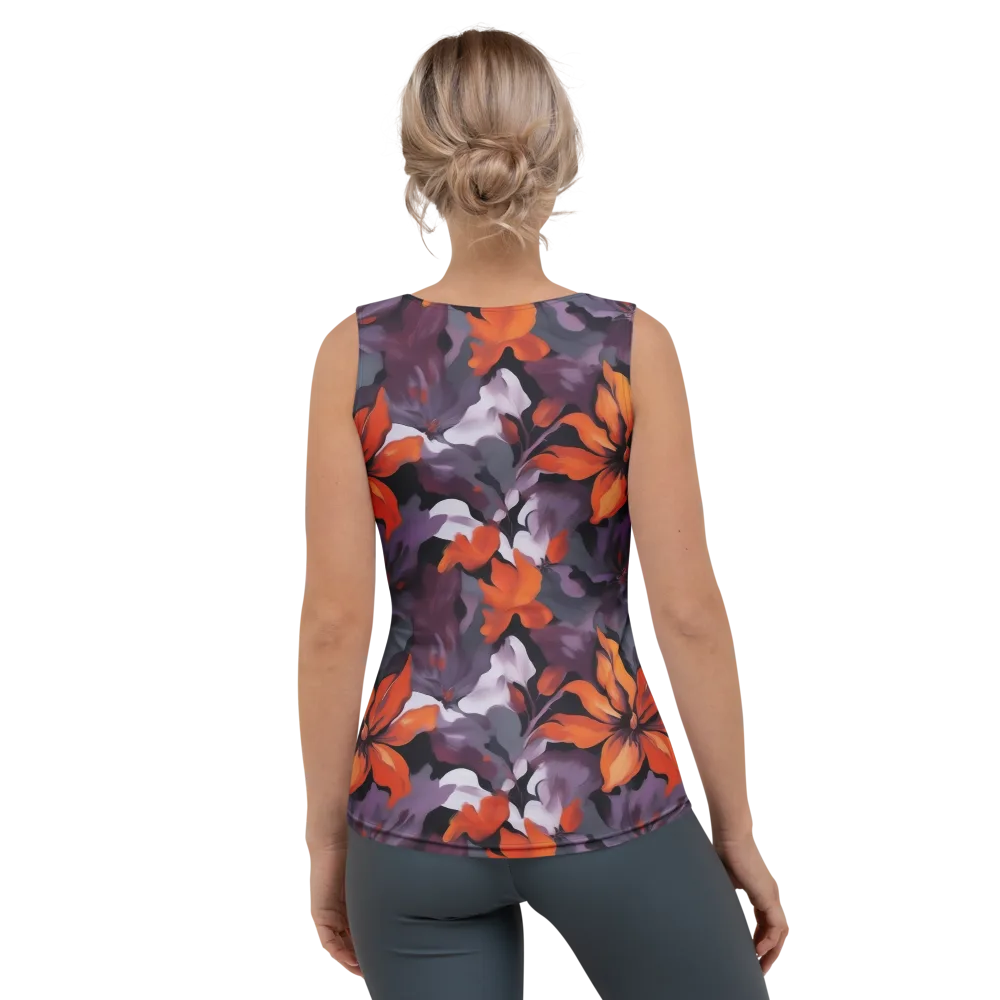 Velvet Flame on Women's Tank Top — Back