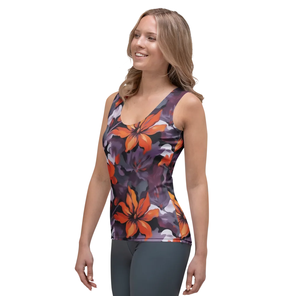 Velvet Flame on Women's Tank Top — Left Front