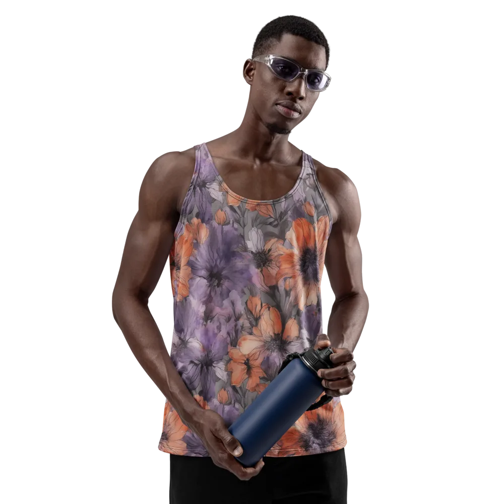 Poppy Dusk on Men's Tank Top — Front
