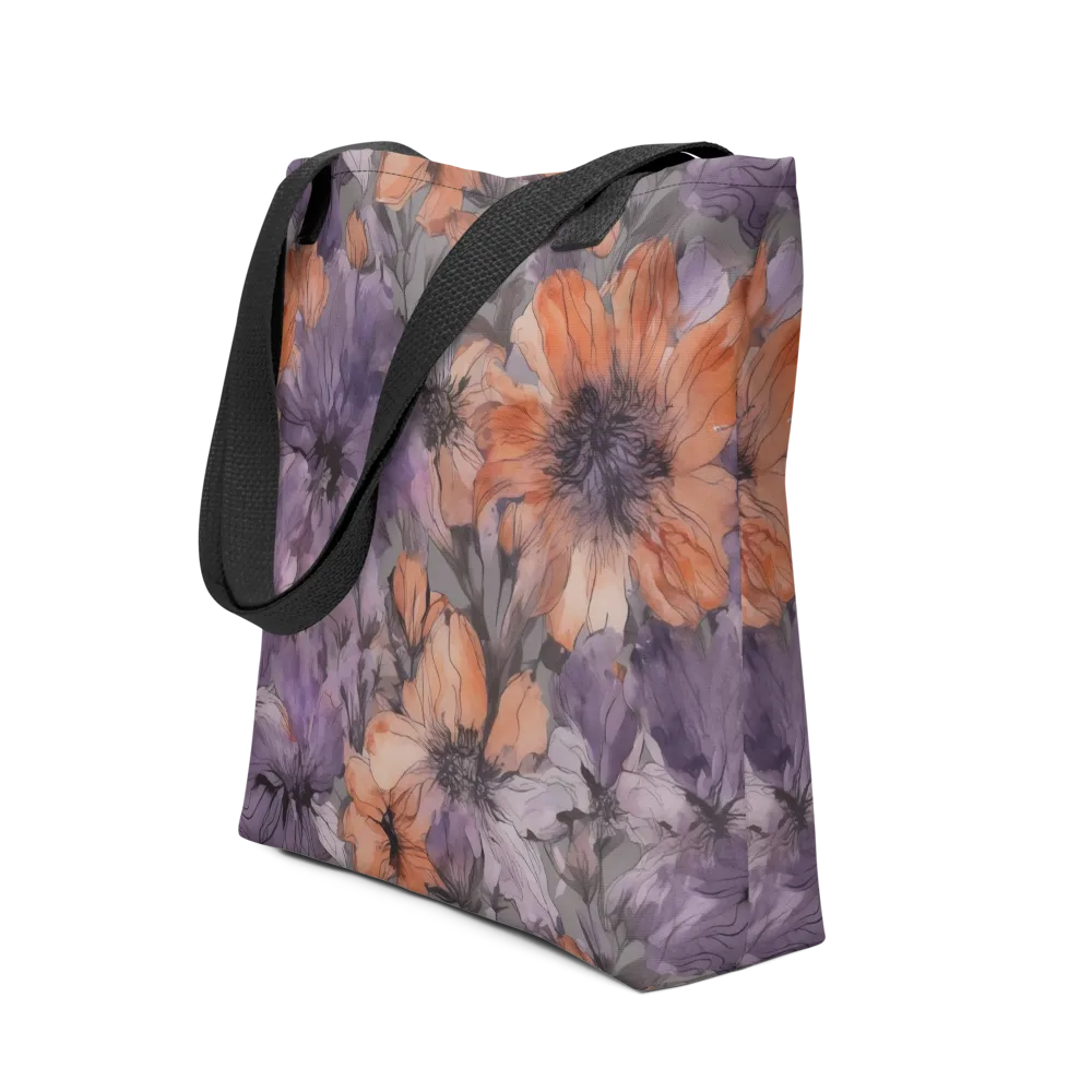 Poppy Dusk on Tote Bag — Front