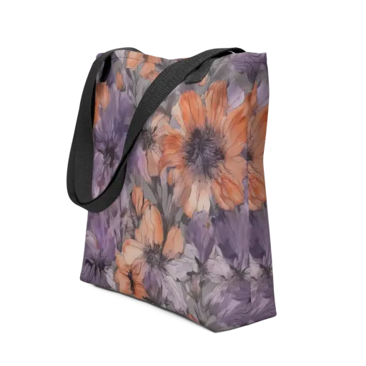 Poppy Dusk on a Tote Bag
