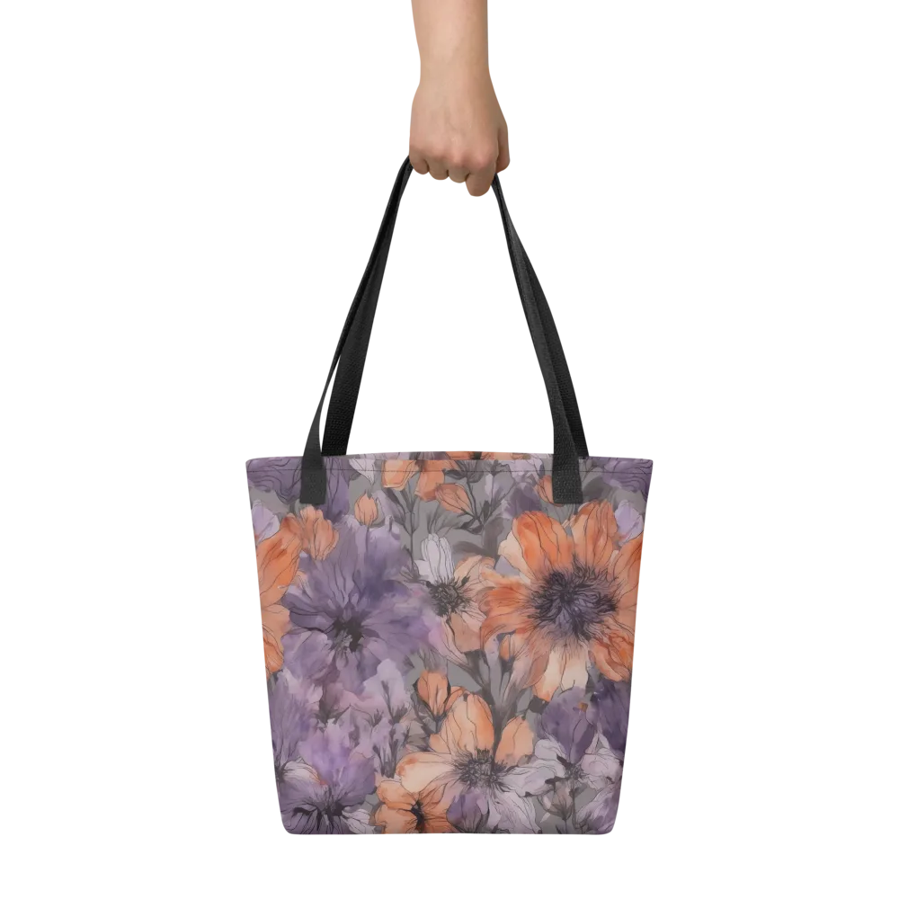 Poppy Dusk on Tote Bag — Front