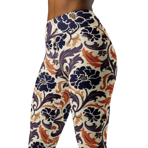 Copper Nocturne on a Yoga Leggings
