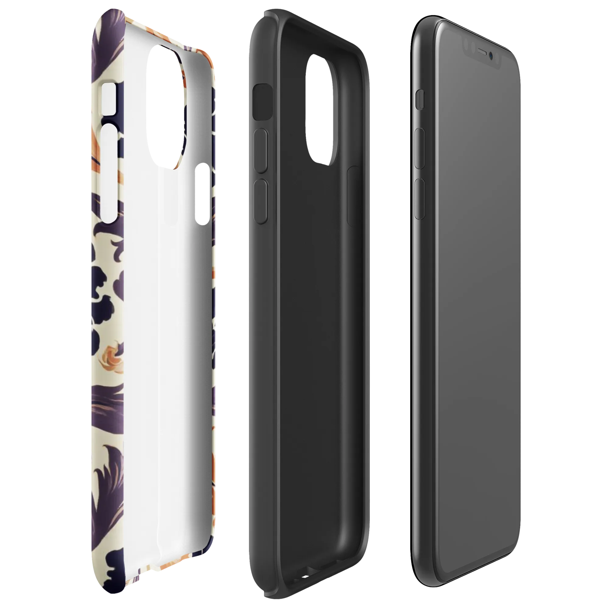 Copper Nocturne on Tough Case for iPhone® — Right