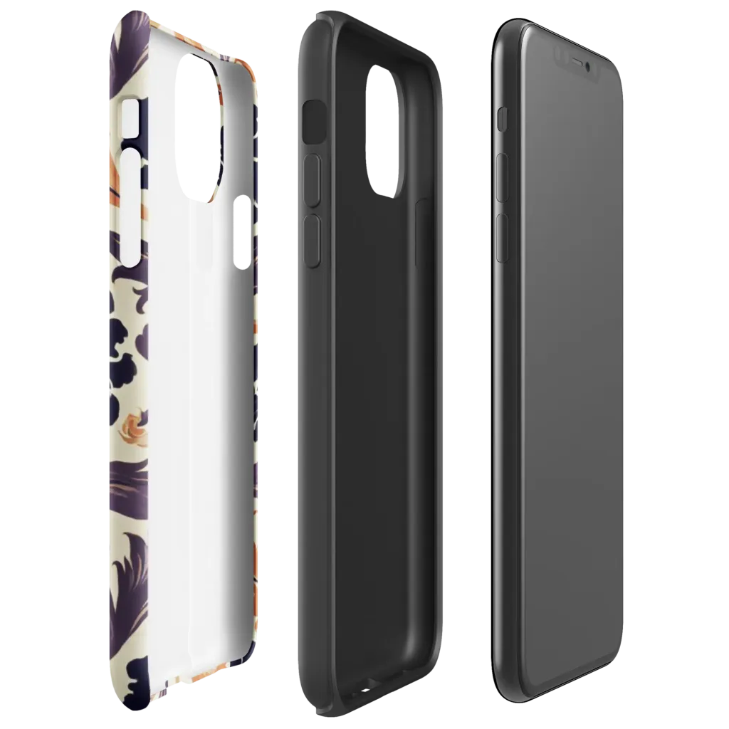 Copper Nocturne on Tough Case for iPhone® — Right