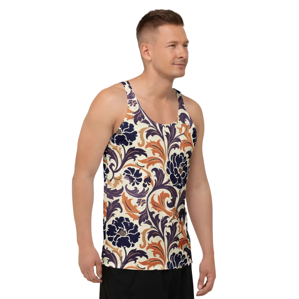 Copper Nocturne on Men's Tank Top — Right Front