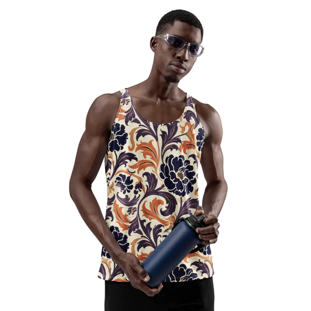 Copper Nocturne on Men's Tank Top — Front