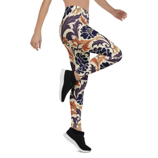 Copper Nocturne on a Leggings