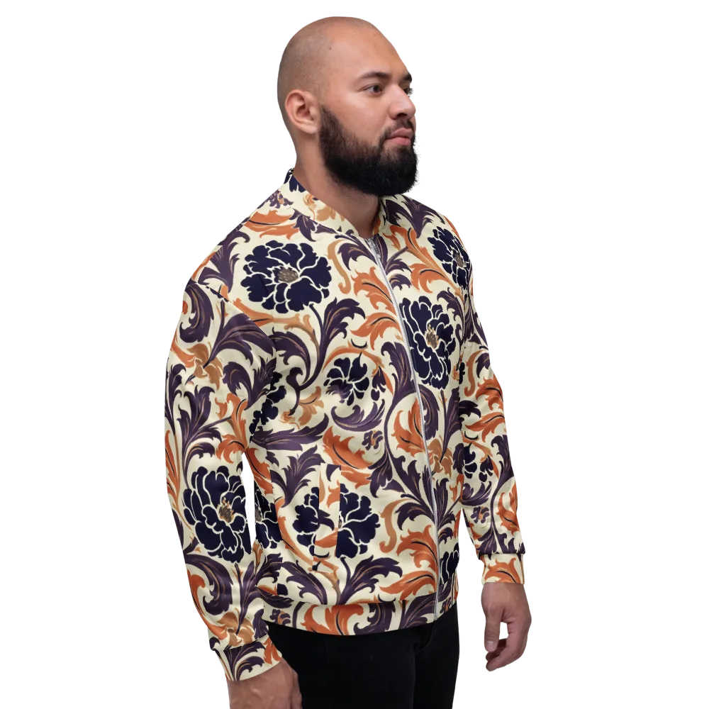 Copper Nocturne on Bomber Jacket — Right
